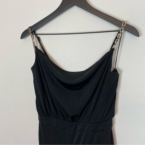 Jason Wu Palazzo Cowl Neck Chain Jumpsuit Medium - Picture 3 of 7